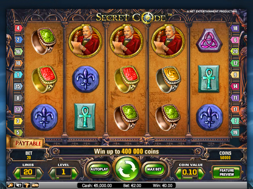 Secret Code Slot Paytable Includes Plenty Of Sacramental Knowedge Needed For Jackpot Win.