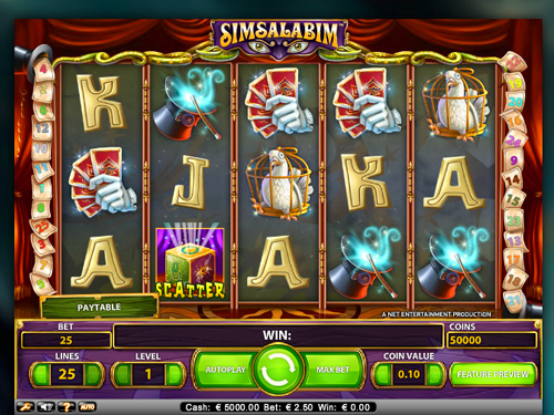 Simsalabim slots magicians tricks are not only spectacular but beneficial. Play this game now and see what surprise will be drawn out of the hat.