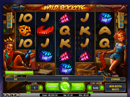 Wild Rockets Slot Review will open you origin of bursting payouts completed in 720 winways.