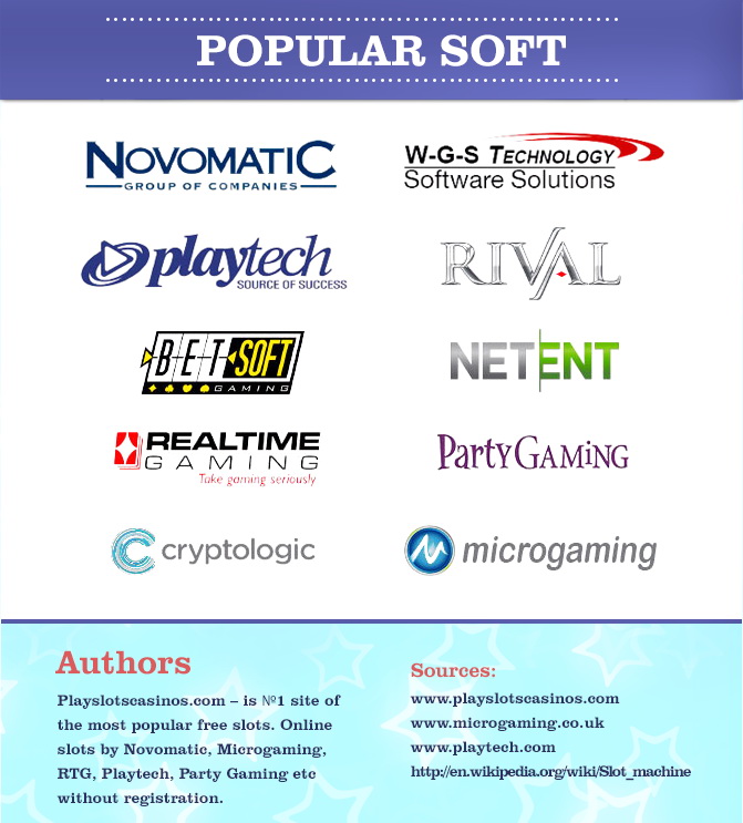 The most popular online slots providers