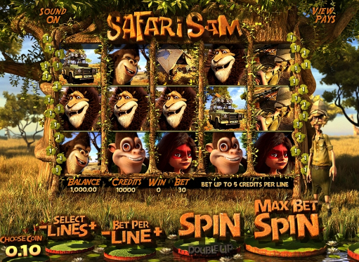 Gamble Safari Sam slot game online