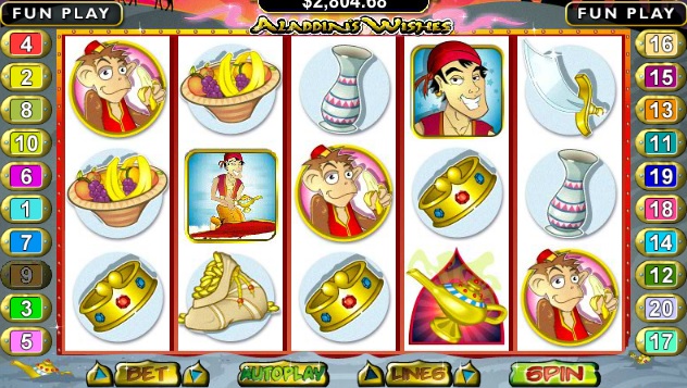 GTR online slot Aladdin