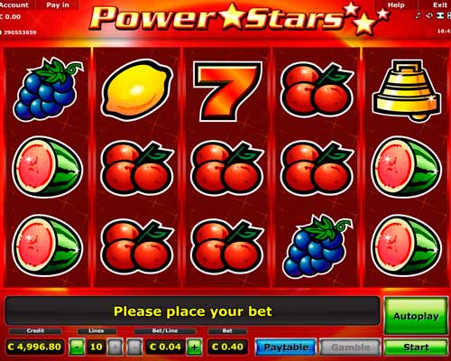 Play Power Stars slot game