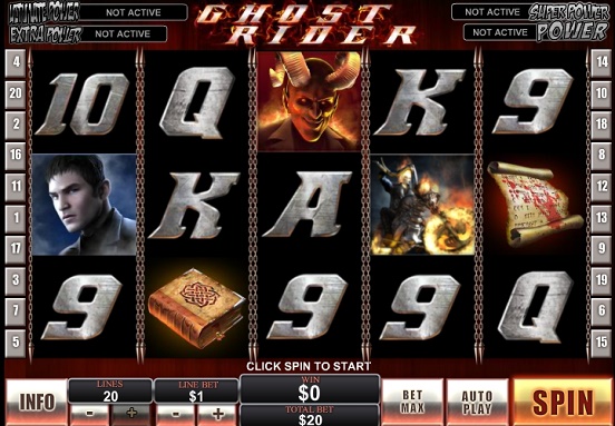 Test Ghost Rider slot game online