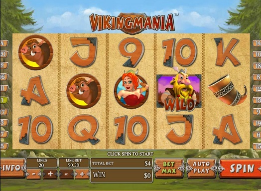 Gamble Viking Mania slot machine online