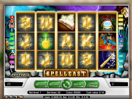 Spellcast slot machine is as ususal lucrative, bright and entertaining. It`s the best way to earn money and relax.