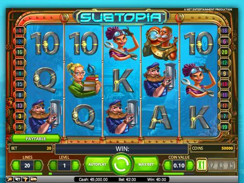 Subtopia Slots High Payouts And Great Graphics Will Make You A Fan Of NetEnt Games For A Long Time