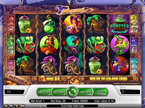 Wild Witches Free Slots Version Is Cool Chance To Test Amazing NetEnt Animated Games Features