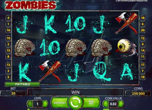 Play Zombie slot game online
