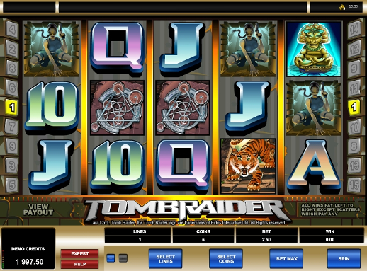 Gamble free Tomb Raider slot game