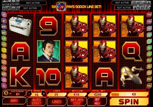 Gamble free Iron Man slot machine