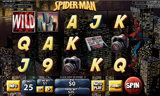 Test Spiderman slot machine free