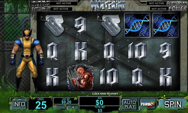 Gamble Wolverine slot machine for free